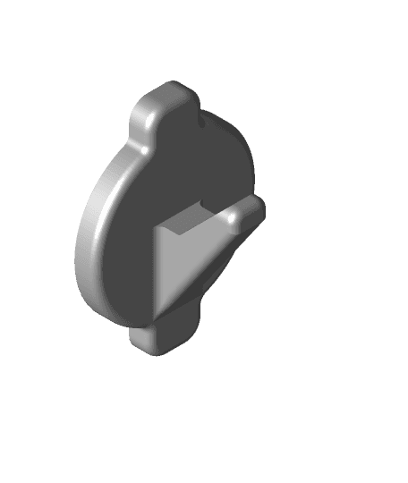 Fridge Magnet Hook - Captive Magnets 3d model