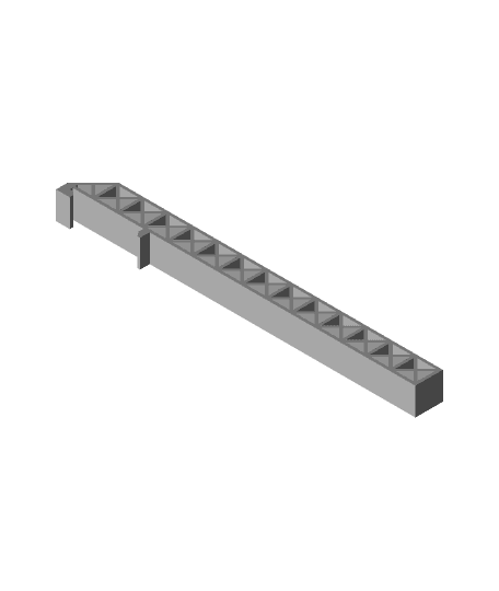 Clip on Accessory Mounting Truss For Anycubic Mega Series 3d model