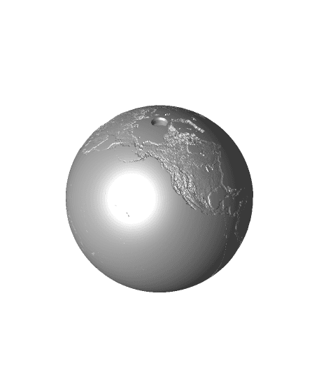 Globe Bearing Version 3d model