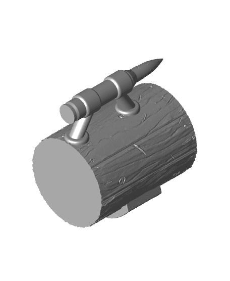 Claymore Beer Can Holder 3d model