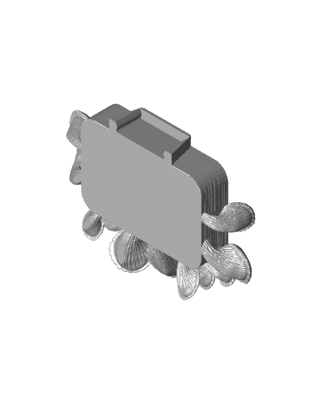 OYSTER MUSHROOM TRAY / SHELF FOR SKADIS, PEGBOARD OR WALL 3d model