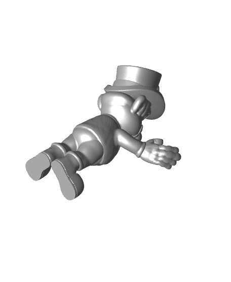 Super Mario - Wedding Outfit 3d model