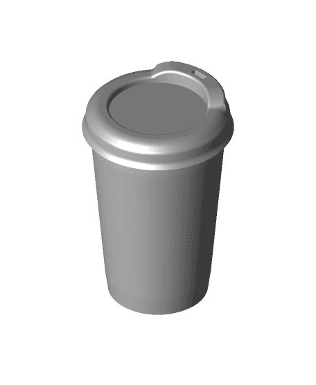 Coffee Cup Container 3d model