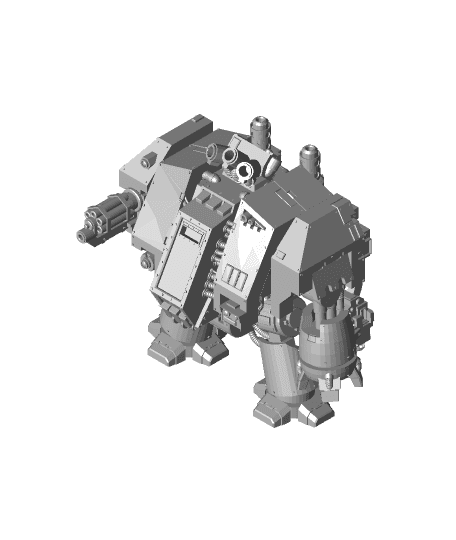 Not a Warhammer 40k Dreadnought - 3D model by Hyve3D on Thangs