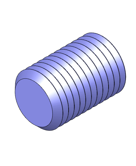 Beveled Pen Cup 3d model