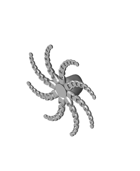 Spinner Octopus 3d model