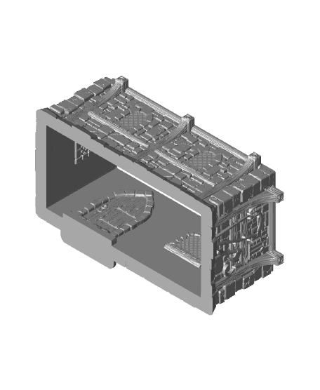 Small Building A - With Free Dragon Warhammer - 5e DnD Inspired for RPG and Wargamers 3d model