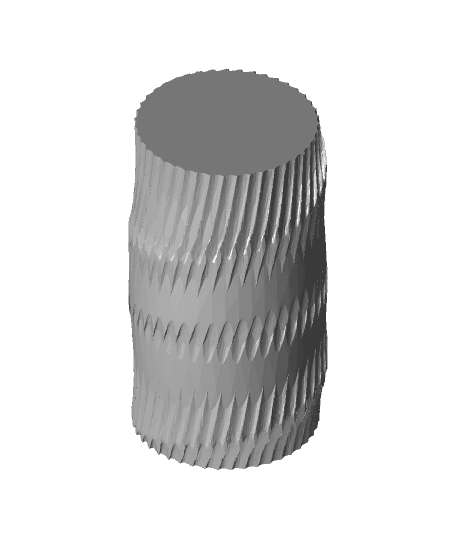 Twist Vase or pen holder 3d model