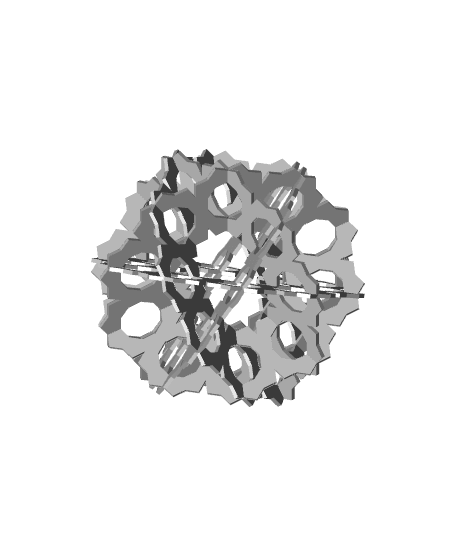 HOLDEN ICOSADODECAHEDRAL NOLID 1 3d model