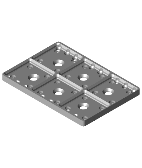 TOGRack Gridfinity Baseplate v1.2 3x2 3d model