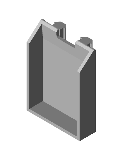 Tiny Storage Tray - Extrusion Mounted 3d model
