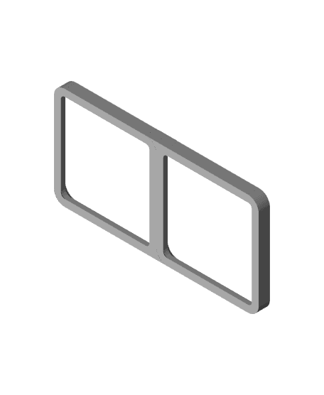 Gridfinity Baseplate 2 x N 3d model