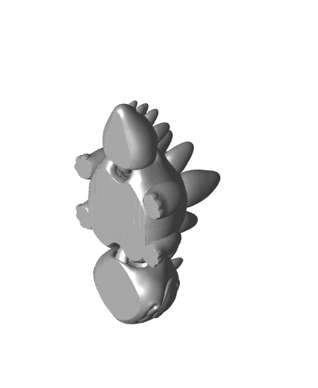 Stegosaurus Flexi 3d model