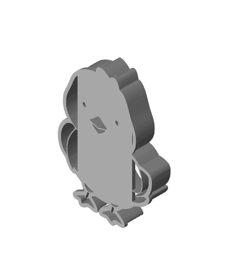 Baby Bird Cookie Cutter, Biscuit Cutter 3d model