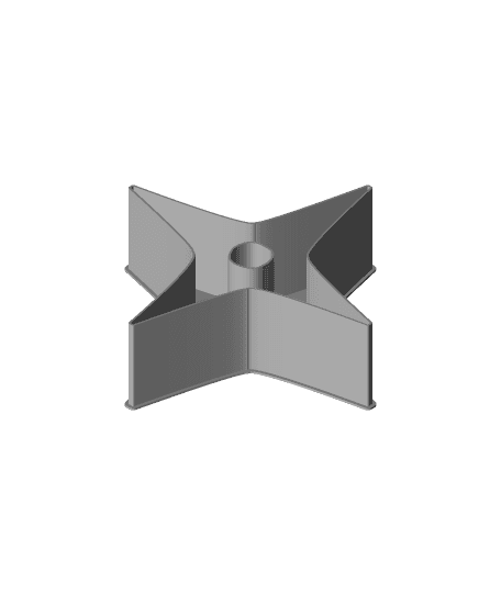 Shuriken 0049, nestable box (v2) 3d model