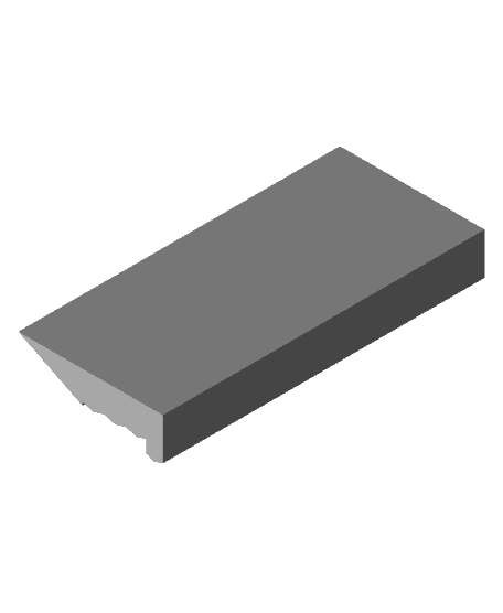 Small door step (1.4cm/0.55inch - height) 3d model