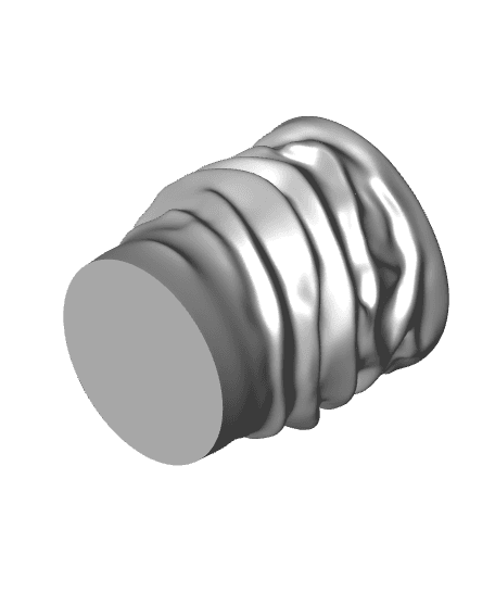 Crinkle Pot 3d model