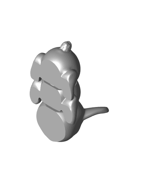 Flexi Rabbit (No Supports) 3d model