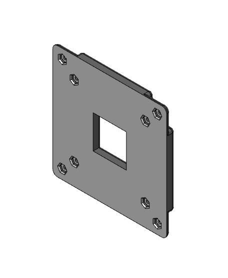 Surface Book 2 VESA Adapter (75x75) 3d model
