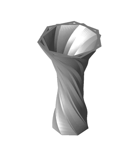 Heptatwist Vase 3d model