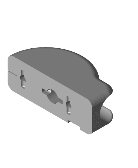 Zipper Pull - Skull Face 3d model