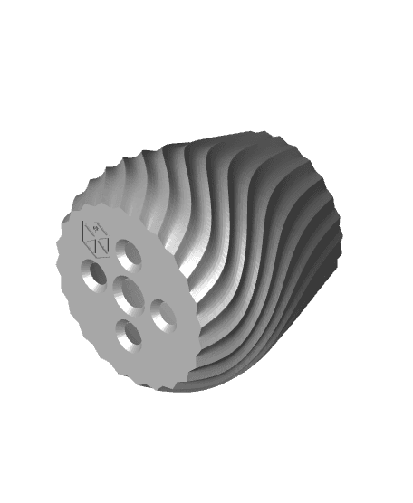 Spiral Planter 3d model