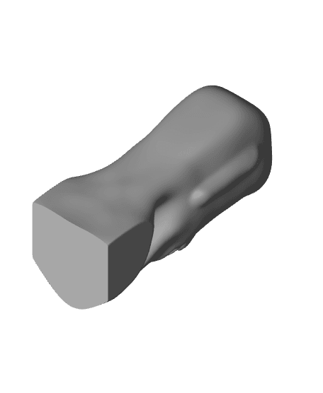 Death of Moai Sculpture 3d model
