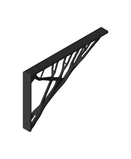 Generative Design Shelf Bracket 3d model