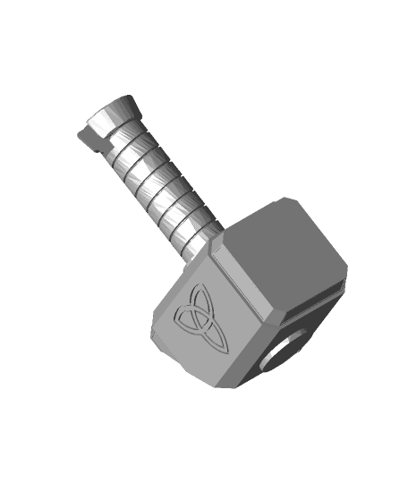 Thor's Hammer Fridge Magnet 3d model
