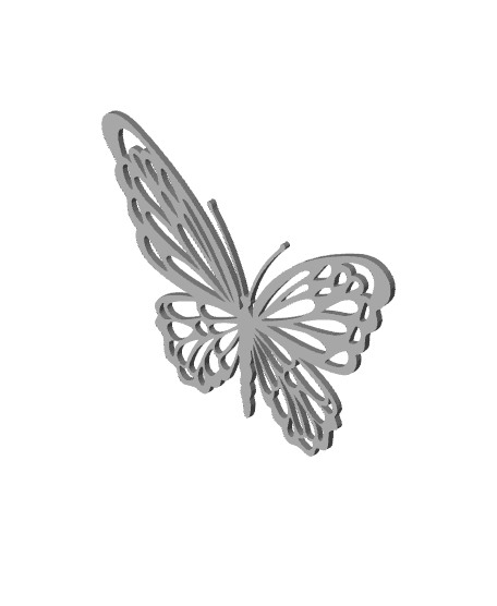 butterfly wall art insect wall decor butterflies decoration 3d model