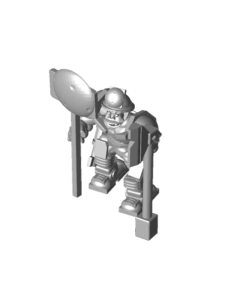 FHW: COFM Orc Commander kit concept 3d model