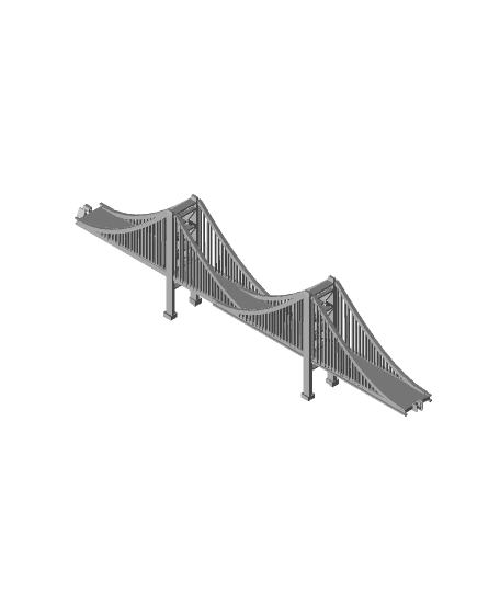benjamin_franklin_bridge.stl 3d model