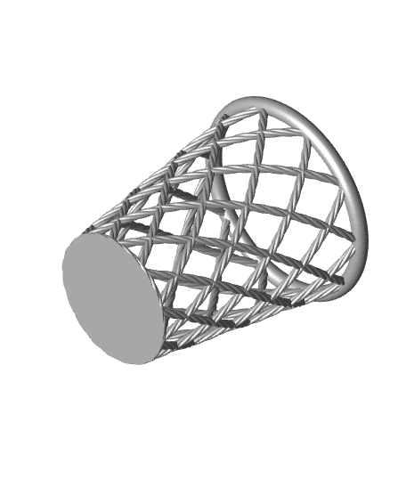 March Madness - Basketball Hoop - Wastebasket 3d model