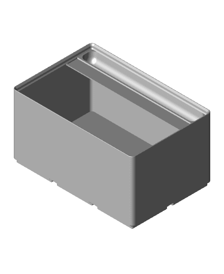 Gridfinity Fastener Bin Template (With Driver Storage) 3d model