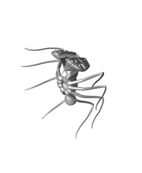 Content Warning - Spider 3d model