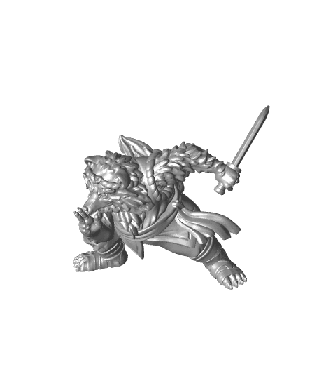 Tanuki - With Free Dragon Warhammer - 5e DnD Inspired for RPG and Wargamers 3d model