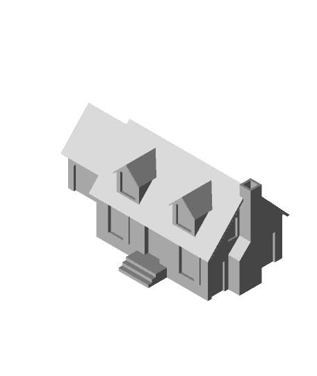 House from Calvin and Hobbes 3d model