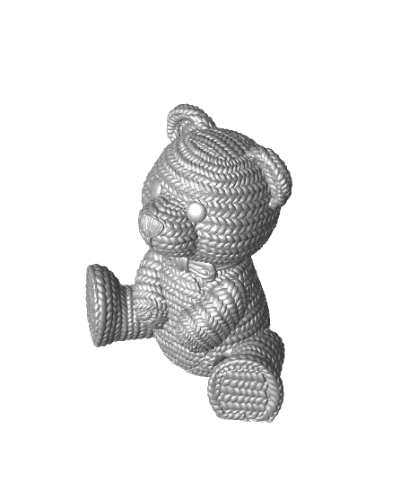 Crochet Teddy Bear 3d model