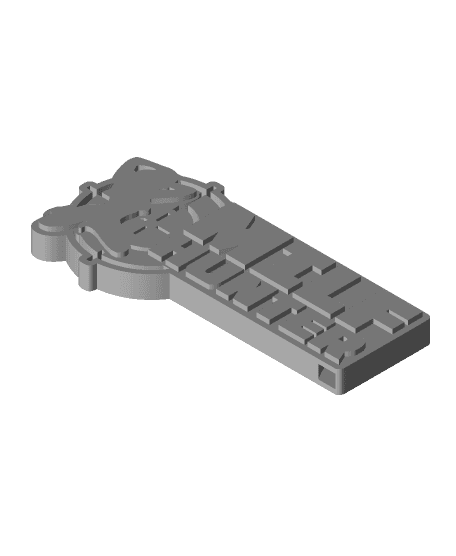 Milf Hunter Keychain (cut out) 3d model
