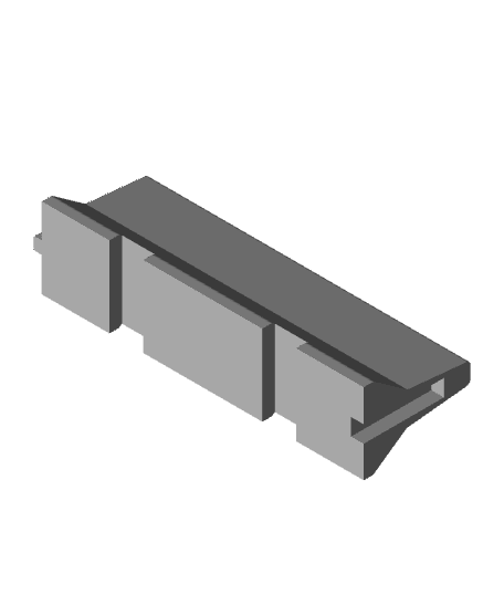1:64 Scale Concrete Barrier - 8ft at Scale 3d model