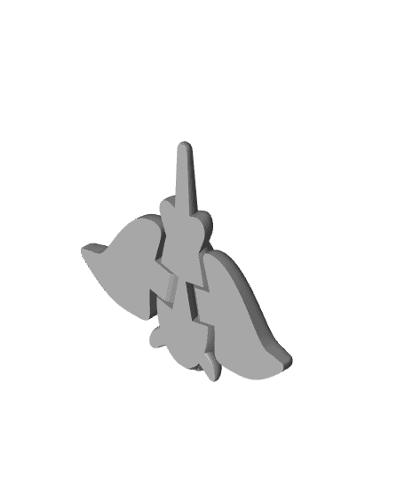 Tiny's Stingray Keychain 3d model