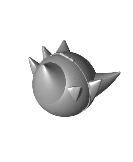 HauntBall Haunter Themed Pokeball - Fan Art 3d model
