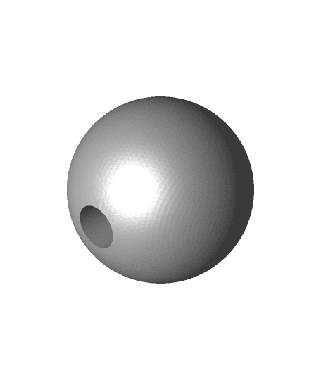 1inSphere_Sync_wHole.x_t.STL 3d model