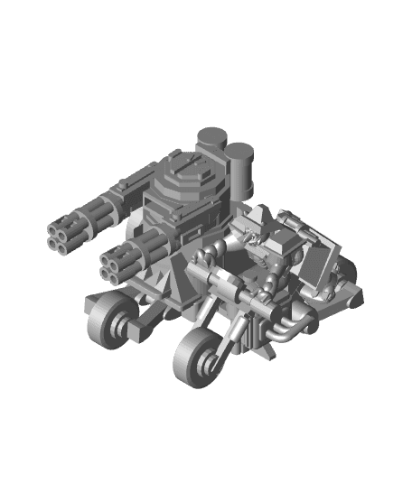 FHW Zorblin Biker heavy Mini Gat 3d model