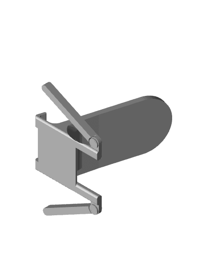 Modern phone / tablet stand v2 3d model