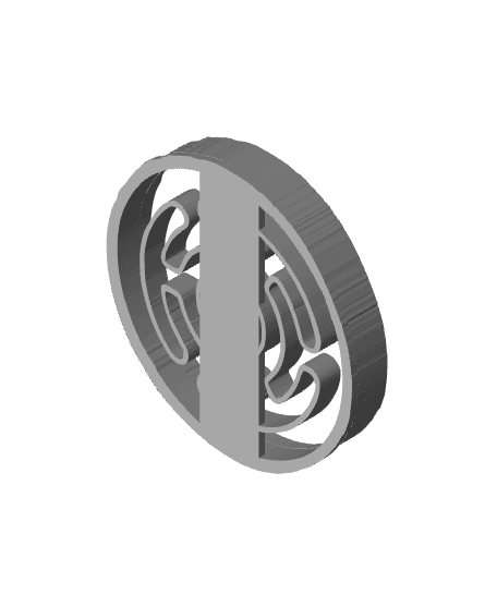 Circle Cookie Cutter, Biscuit Cutter 3d model