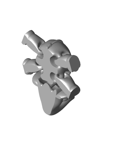 Elephant V2 Fidget 3d model