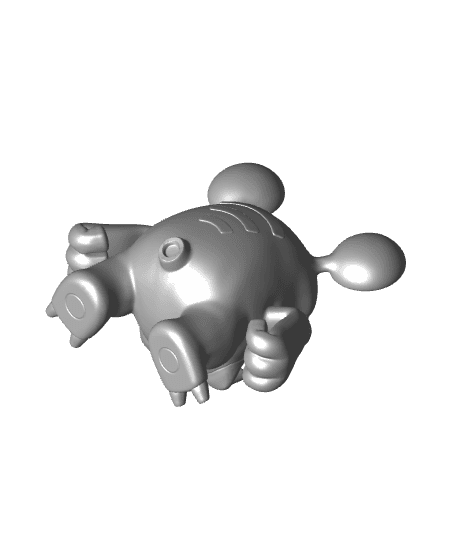 Pokemon Loudred #294 - Optimized for 3D Printing 3d model