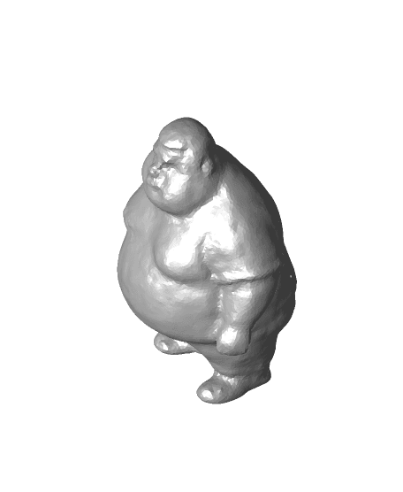 fat man figure 3d model