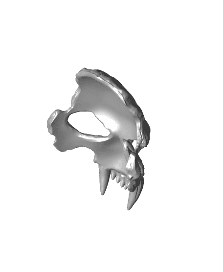 Half Skull Mask.stl 3d model